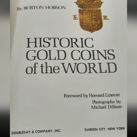 Burton Hobson - Historic Gold Coins of the World 1971 HC Illustrated Full Color - Picture 2 of 10